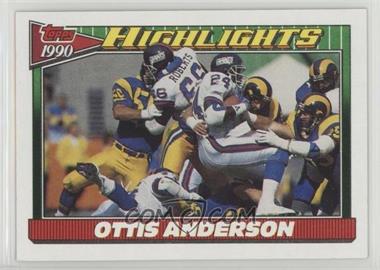 1991 Topps - [Base] #5 - Ottis Anderson