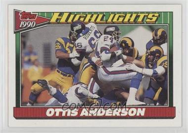 1991 Topps - [Base] #5 - Ottis Anderson