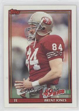 1991 Topps - [Base] #76 - Brent Jones