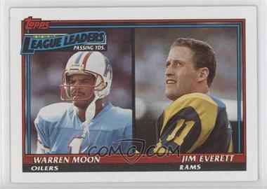 1991 Topps - [Base] #8 - Warren Moon, Jim Everett