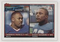 League Leaders - Thurman Thomas, Barry Sanders [EX to NM]