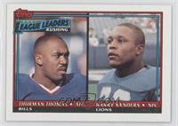 League Leaders - Thurman Thomas, Barry Sanders