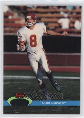 1991 Topps Stadium Club - [Base] - Missing Foil #233 - Nick Lowery [EX to NM]