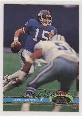 1991 Topps Stadium Club - [Base] #110 - Jeff Hostetler