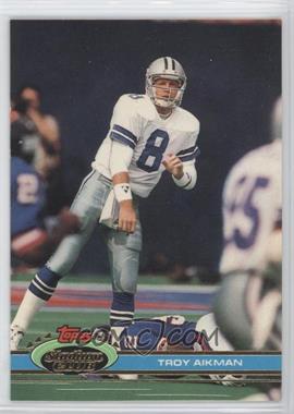 1991 Topps Stadium Club - [Base] #228 - Troy Aikman