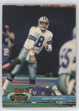 1991 Topps Stadium Club - [Base] #228 - Troy Aikman