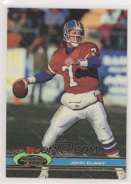 1991 Topps Stadium Club - [Base] #294 - John Elway [Good to VG‑EX]