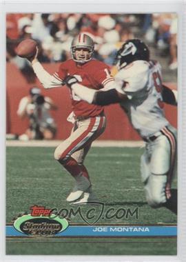 1991 Topps Stadium Club - [Base] #327 - Joe Montana