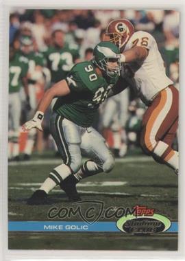 1991 Topps Stadium Club - [Base] #382 - Mike Golic