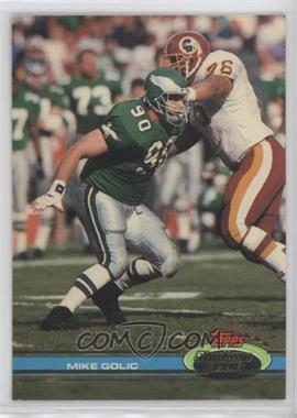 1991 Topps Stadium Club - [Base] #382 - Mike Golic