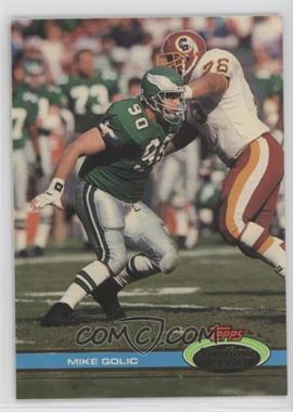 1991 Topps Stadium Club - [Base] #382 - Mike Golic