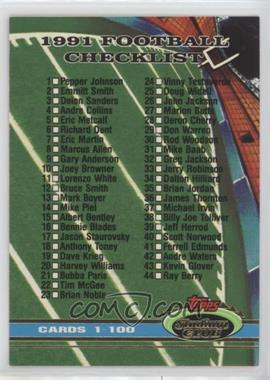 1991 Topps Stadium Club - [Base] #496 - Checklist