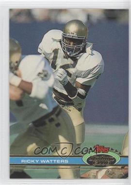 1991 Topps Stadium Club - [Base] #60 - Ricky Watters