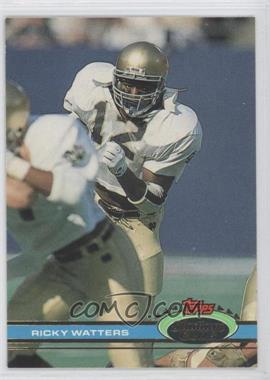 1991 Topps Stadium Club - [Base] #60 - Ricky Watters