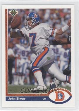 1991 Upper Deck - [Base] #124 - John Elway