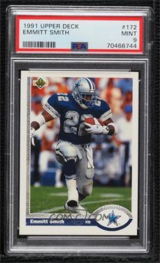 1991 Upper Deck - [Base] #172 - Emmitt Smith [PSA 9 MINT]