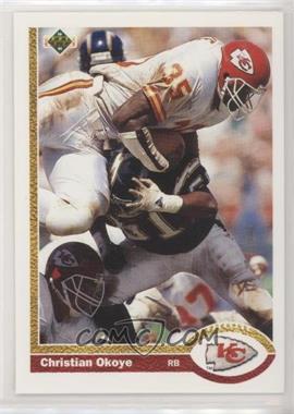 1991 Upper Deck - [Base] #176 - Christian Okoye