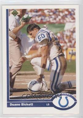 1991 Upper Deck - [Base] #177 - Duane Bickett