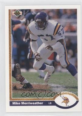 1991 Upper Deck - [Base] #217 - Mike Merriweather