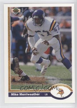 1991 Upper Deck - [Base] #217 - Mike Merriweather