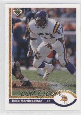 1991 Upper Deck - [Base] #217 - Mike Merriweather