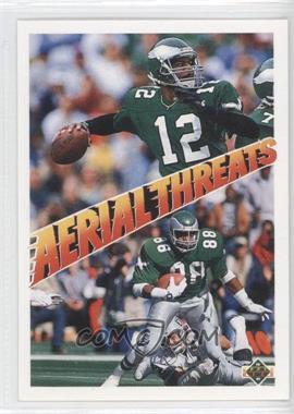 1991 Upper Deck - [Base] #31 - Randall Cunningham, Keith Jackson