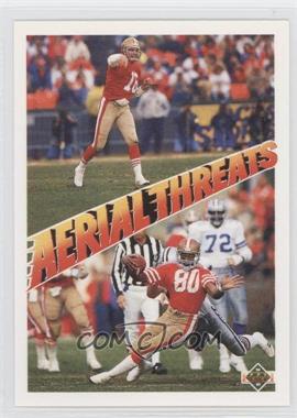 1991 Upper Deck - [Base] #35 - Joe Montana, Jerry Rice