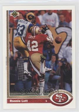 1991 Upper Deck - [Base] #355 - Ronnie Lott [Good to VG‑EX]