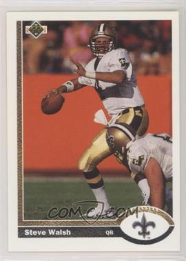 1991 Upper Deck - [Base] #395 - Steve Walsh