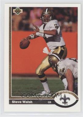 1991 Upper Deck - [Base] #395 - Steve Walsh