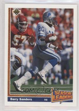 1991 Upper Deck - [Base] #401 - Barry Sanders