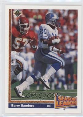 1991 Upper Deck - [Base] #401 - Barry Sanders