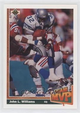 1991 Upper Deck - [Base] #476 - John L. Williams