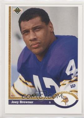 1991 Upper Deck - [Base] #52 - Joey Browner