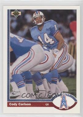 1991 Upper Deck - [Base] #556 - Cody Carlson