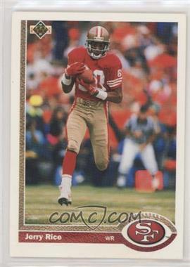 1991 Upper Deck - [Base] #57 - Jerry Rice [Poor to Fair]