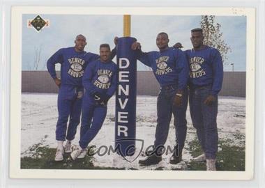 1991 Upper Deck - [Base] #601 - Mike Croel, Greg Lewis, Keith Traylor, Kenny Walker [Good to VG‑EX]