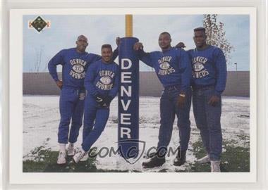 1991 Upper Deck - [Base] #601 - Mike Croel, Greg Lewis, Keith Traylor, Kenny Walker