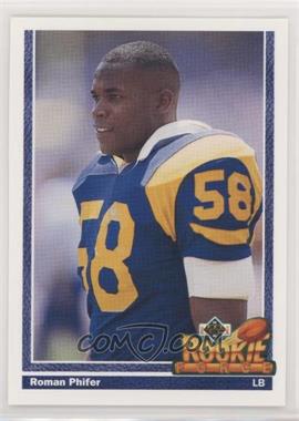 1991 Upper Deck - [Base] #642 - Roman Phifer