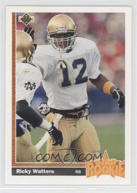 1991 Upper Deck - [Base] #9 - Ricky Watters