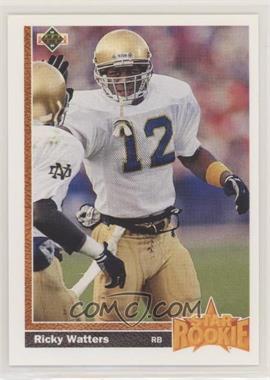 1991 Upper Deck - [Base] #9 - Ricky Watters