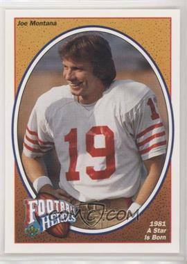 1991 Upper Deck - Football Heroes - Joe Montana #2 - Joe Montana