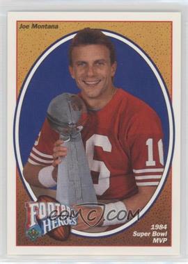 1991 Upper Deck - Football Heroes - Joe Montana #3 - Joe Montana