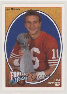 1991 Upper Deck - Football Heroes - Joe Montana #3 - Joe Montana