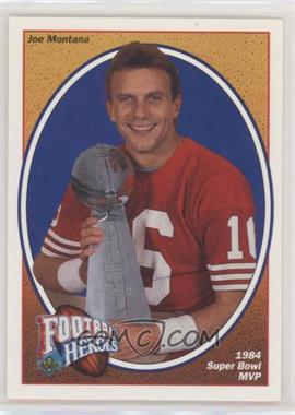 1991 Upper Deck - Football Heroes - Joe Montana #3 - Joe Montana