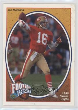 1991 Upper Deck - Football Heroes - Joe Montana #8 - Joe Montana [EX to NM]