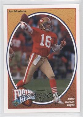 1991 Upper Deck - Football Heroes - Joe Montana #8 - Joe Montana