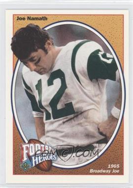 1991 Upper Deck - Football Heroes - Joe Namath #11 - Joe Namath