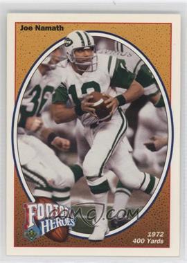 1991 Upper Deck - Football Heroes - Joe Namath #16 - Joe Namath