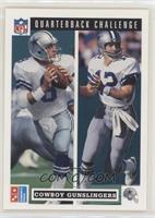 Roger Staubach, Troy Aikman [EX to NM]